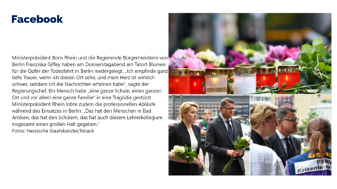 Facebook Post vom 09.06.2022