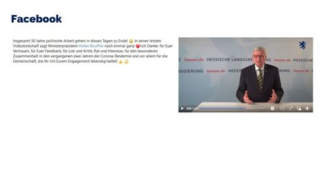 Facebook-Post vom 29. Mai 2022