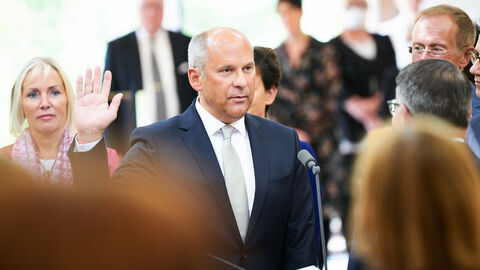 Der neue Minister der Justiz Roman Poseck