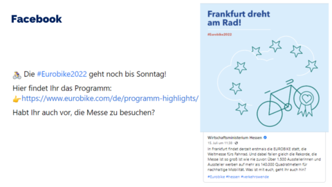 Facebook-Post vom 15. Juli 2022 Facebook-Post vom 15. Juli 2022