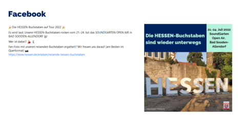 Facebook-Post vom 21. Juli 2022 Facebook-Post vom 21. Juli 2022