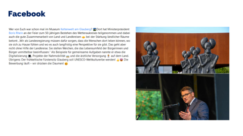 Facebook-Post vom 24. Juli 2022 Facebook-Post vom 24. Juli 2022