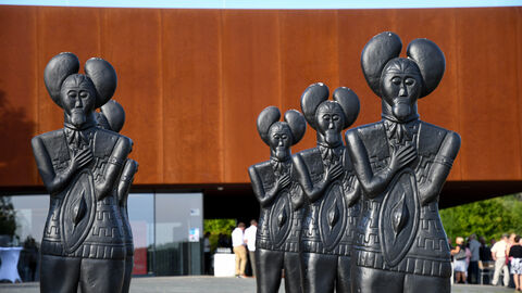 Ministerpräsident Boris Rhein in der Keltenwelt Glauberg zu 50 Jahre Wetteraukreis