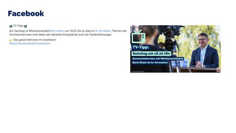 Facebook-Post von Freitag, 12. August 2022 um 15:14