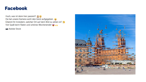 Facebook-Post vom 19. August 2022