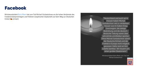 Facebook-Post vom 31. August 2022