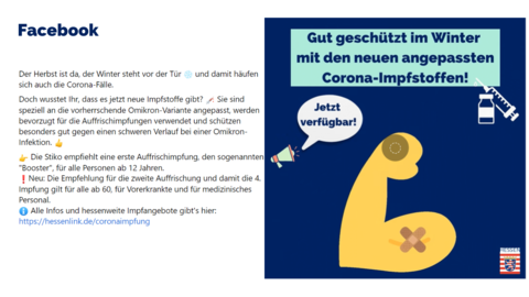 Facebook-Post von Mittwoch, 12. Oktober 2022 um 09:06