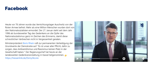 Facebook-Post von Freitag, 27. Januar 2023 um 08:40