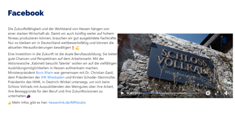 Facebook-Post vom 04.05.2023