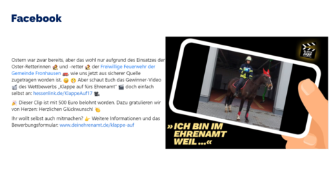 Facebook-Post vom 25. Juni 2023