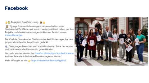 Facebook-Post vom 01. Juli 2023