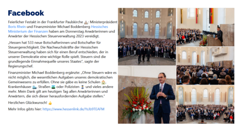 Facebook-Post vom 4.August 2023