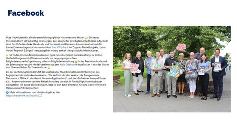 Facebook-Post vom 17. August 2023