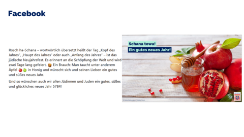 Facebook-Post vom 15. September 2023 Facebook-Post vom 15. September 2023