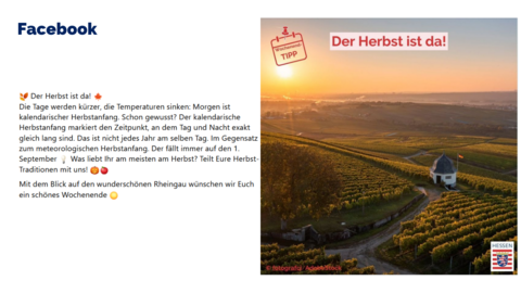 Facebook-Post vom 22. September 2023 Facebook-Post vom 22. September 2023