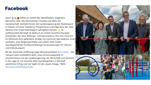 Facebook-Post vom 22. September 2023 Facebook-Post vom 22. September 2023