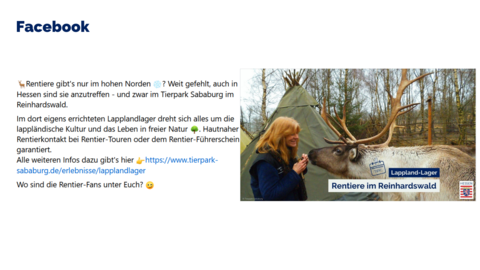 Facebook-Post vom 02. Februar 2024