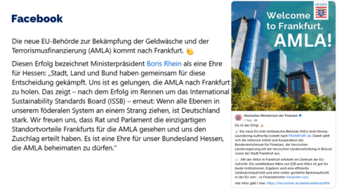 Facebook-Post vom 22. Februar 2024