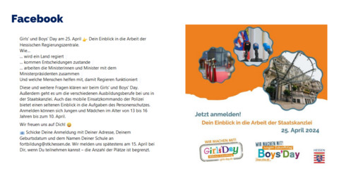 Facebook-Post vom 12. März 2024