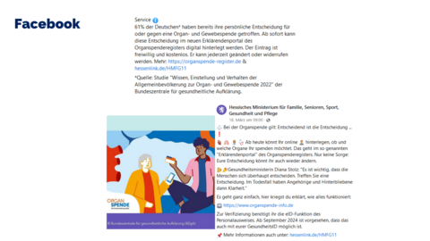 Facebookpost vom 18.März.2024