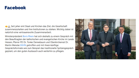 Facebookpost vom 20.März.2024