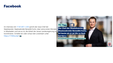 Facebook-Post vom 10. April 2024