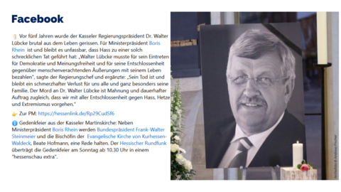 Facebook-Post von Samstag, 1. Juni 2024 um 18:00