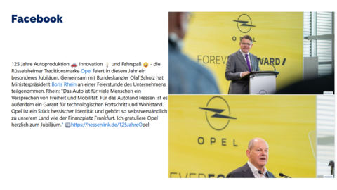 Facebook-Post vom 08. Juni 2024