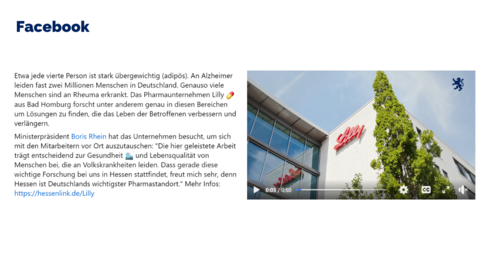 Facebook-Post vom 20. Juli 2024