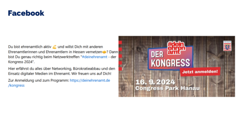 Facebook-Post vom 07. August 2024 Facebook-Post vom 07. August 2024