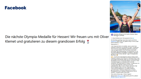 Facebook-Post vom 09. August 2024 Facebook-Post vom 09. August 2024