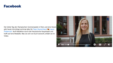 Facebook-Post vom 11. August 2024 Facebook-Post vom 11. August 2024