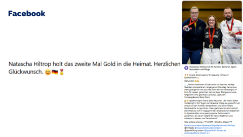 Facebook-Post vom 5. September 2024