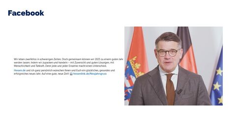 Facebook-Post von Mittwoch. 1. Januar 2025 