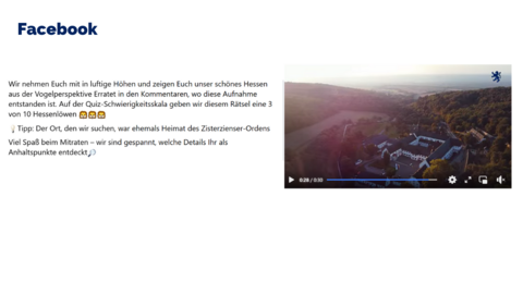 Facebook Post vom 01. November 2024