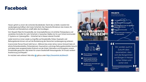 Facebook Post vom 20. Januar 2025