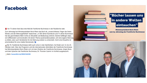 Facebook-Post vom 18. September 2024