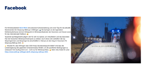 Facebook-Post von Samstag, 1. Februar 2025 um 08:00