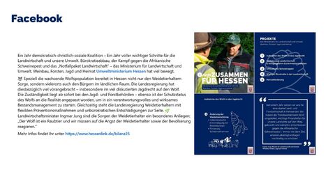 Facebook Post vom 26. Januar 2025