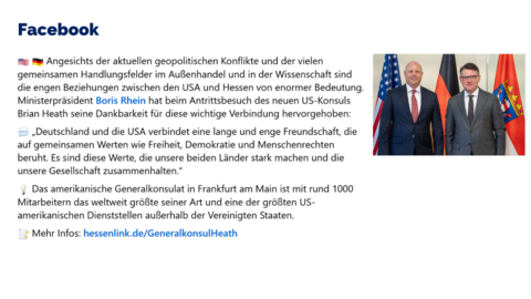 Facebook-Post vom 8. Oktober 2024 Facebook-Post vom 8. Oktober 2024
