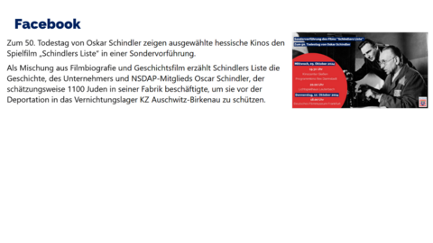 Facebook-Post vom 8. Oktober 2024 Facebook-Post vom 8. Oktober 2024