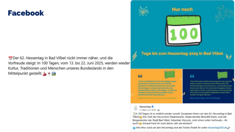 Facebook-Post vom 05.März 2025