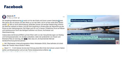 Facebook-Post vom 19. März 2025