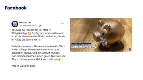 Facebook-Post vom 20. März 2025