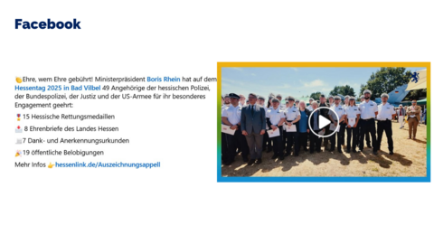 Facebook-Post vom 21. Juni 2025