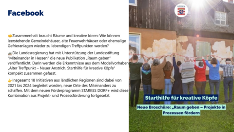 Facebook-Post vom 6. Juli 2025