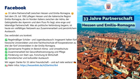 Facebook-Post vom 29. Juli 2025