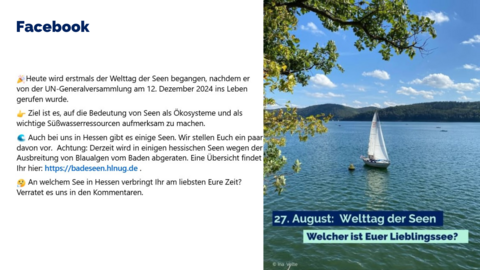 Facebook-Post vom 27. August 2025