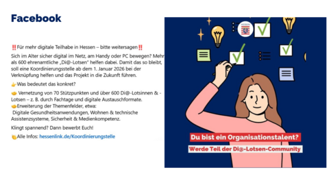 Facebook-Post vom 5. September 2025