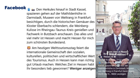 Facebook Post vom 27. September 2025